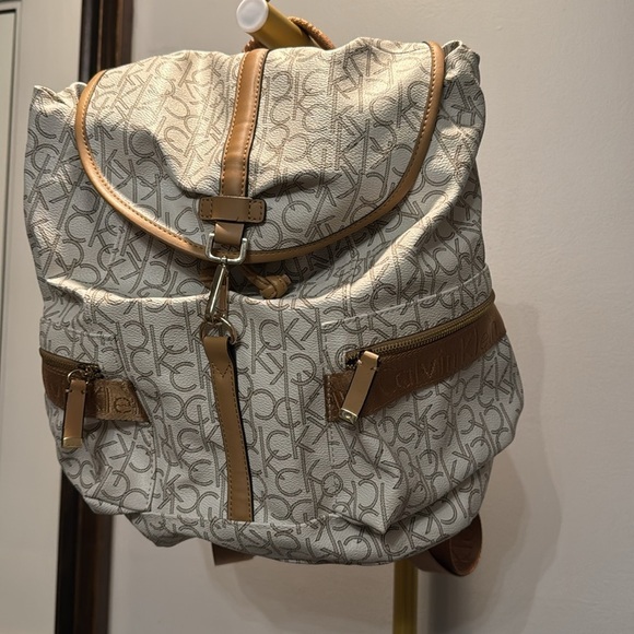 Calvin Klein Monogram Backpack EUC main image 13
